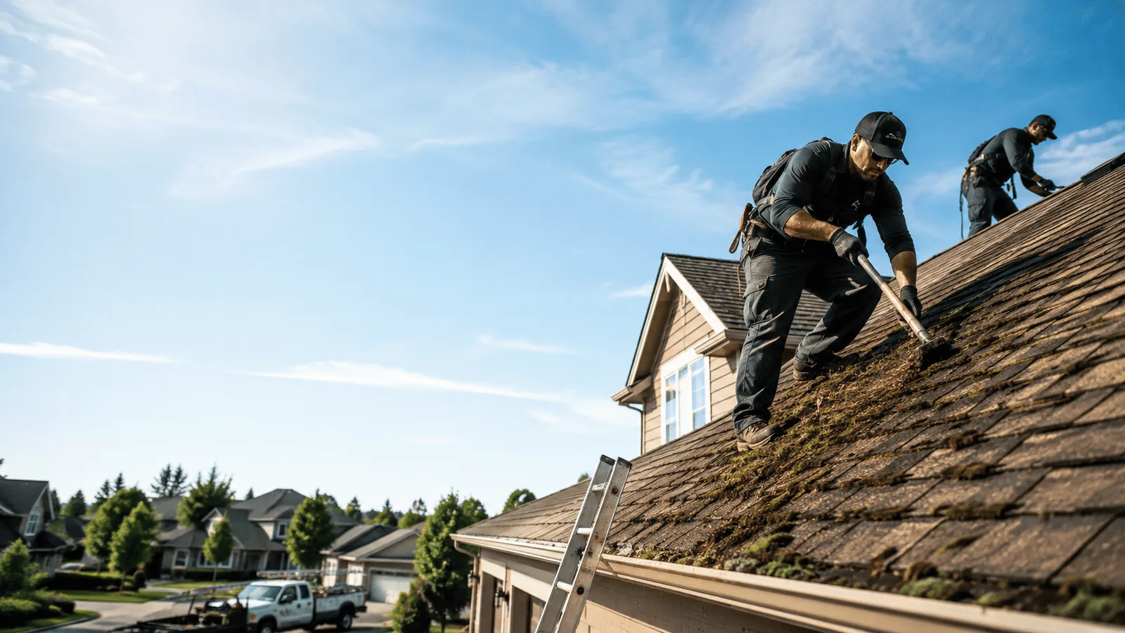 Roof Moss Removal in Linwood, MI near me